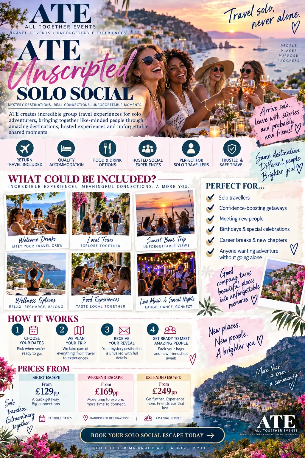 ATE Unscripted Solo Social — ATE Unscripted flyer