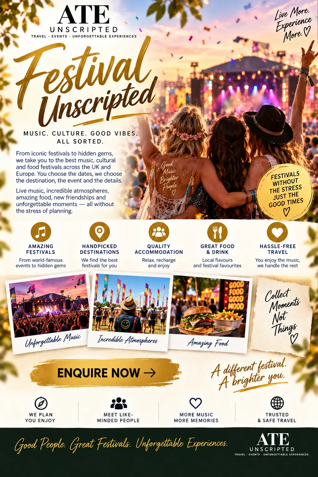 Festival Unscripted — ATE Unscripted flyer