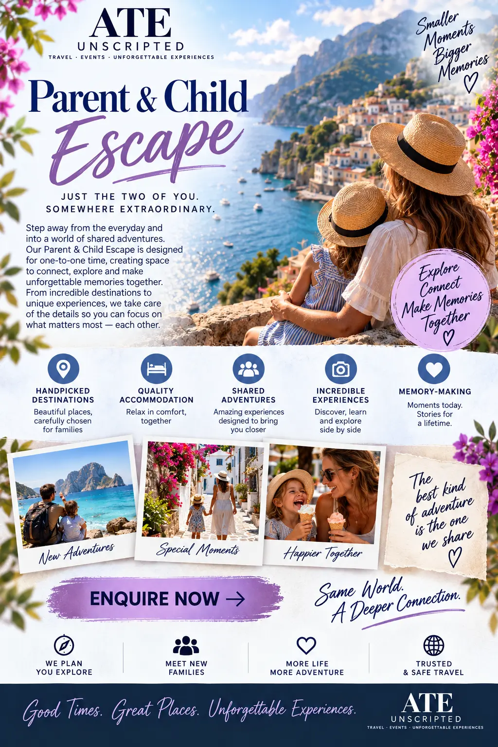 Parent & Child Escape — ATE Unscripted flyer