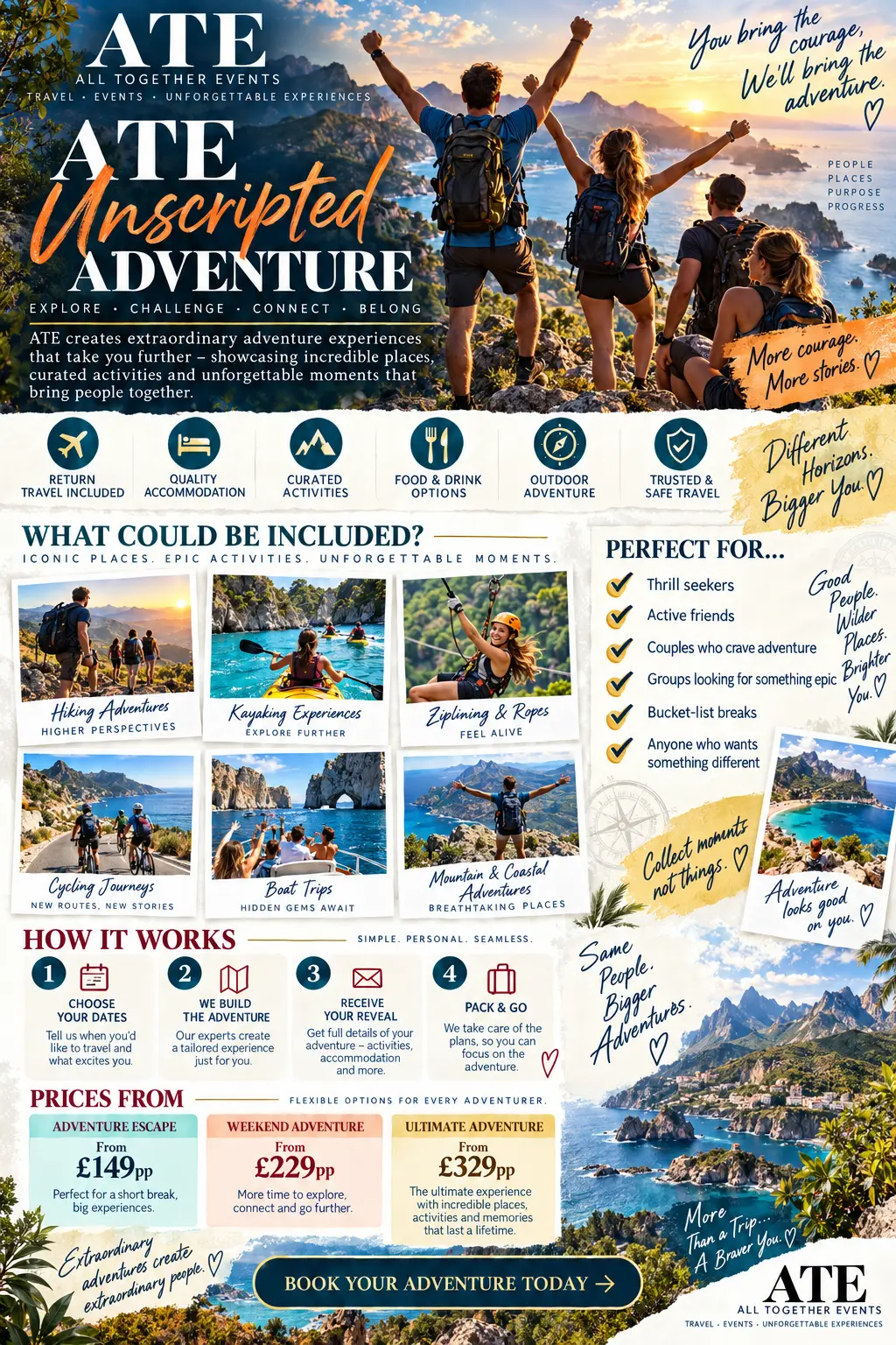 ATE Unscripted Adventure — ATE Unscripted flyer