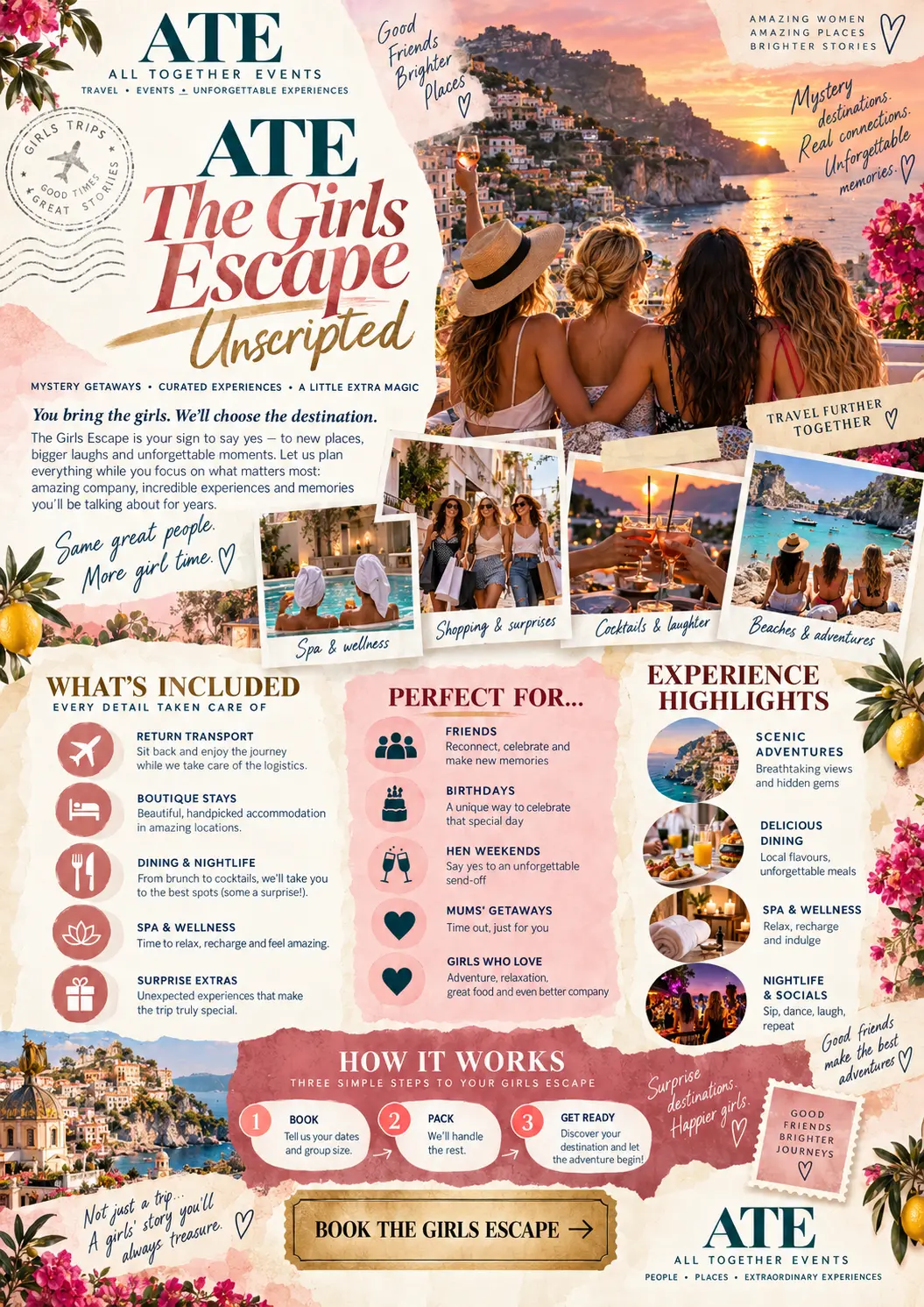 The Girls' Escape — ATE Unscripted flyer