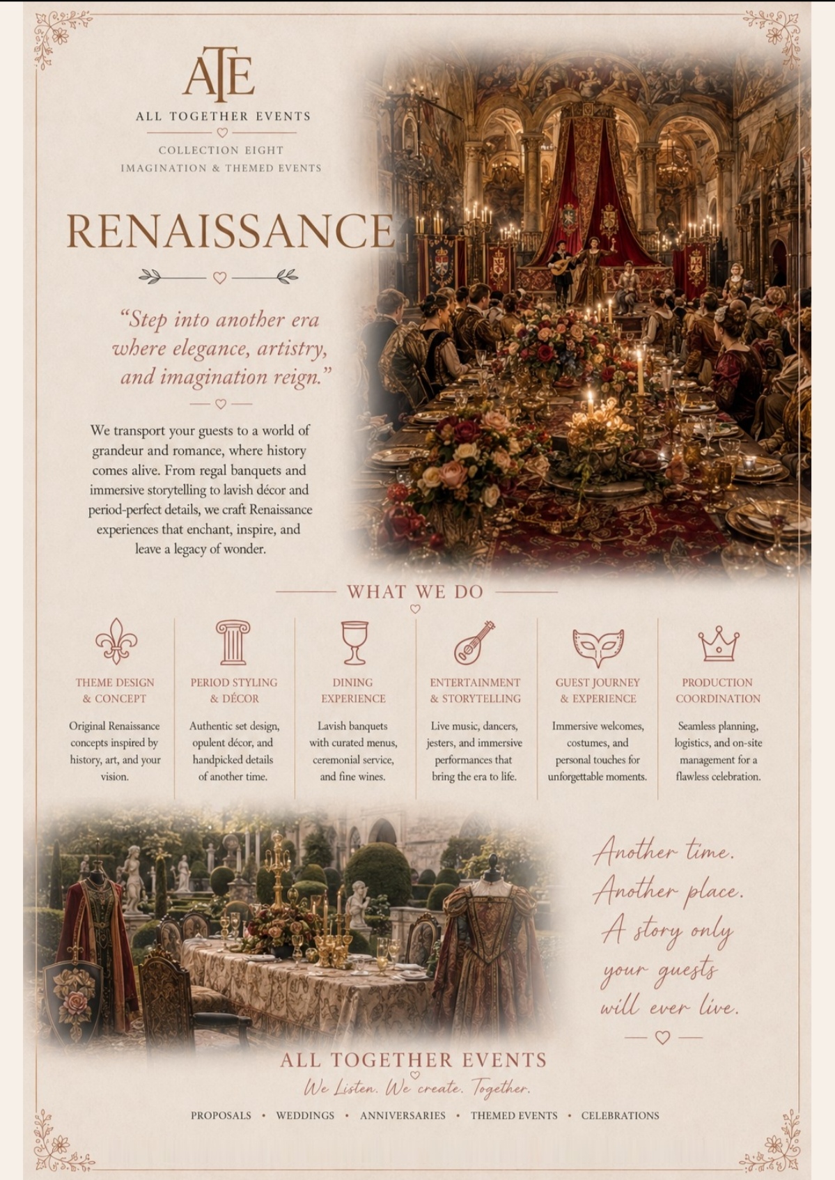 Renaissance — All Together Events flyer