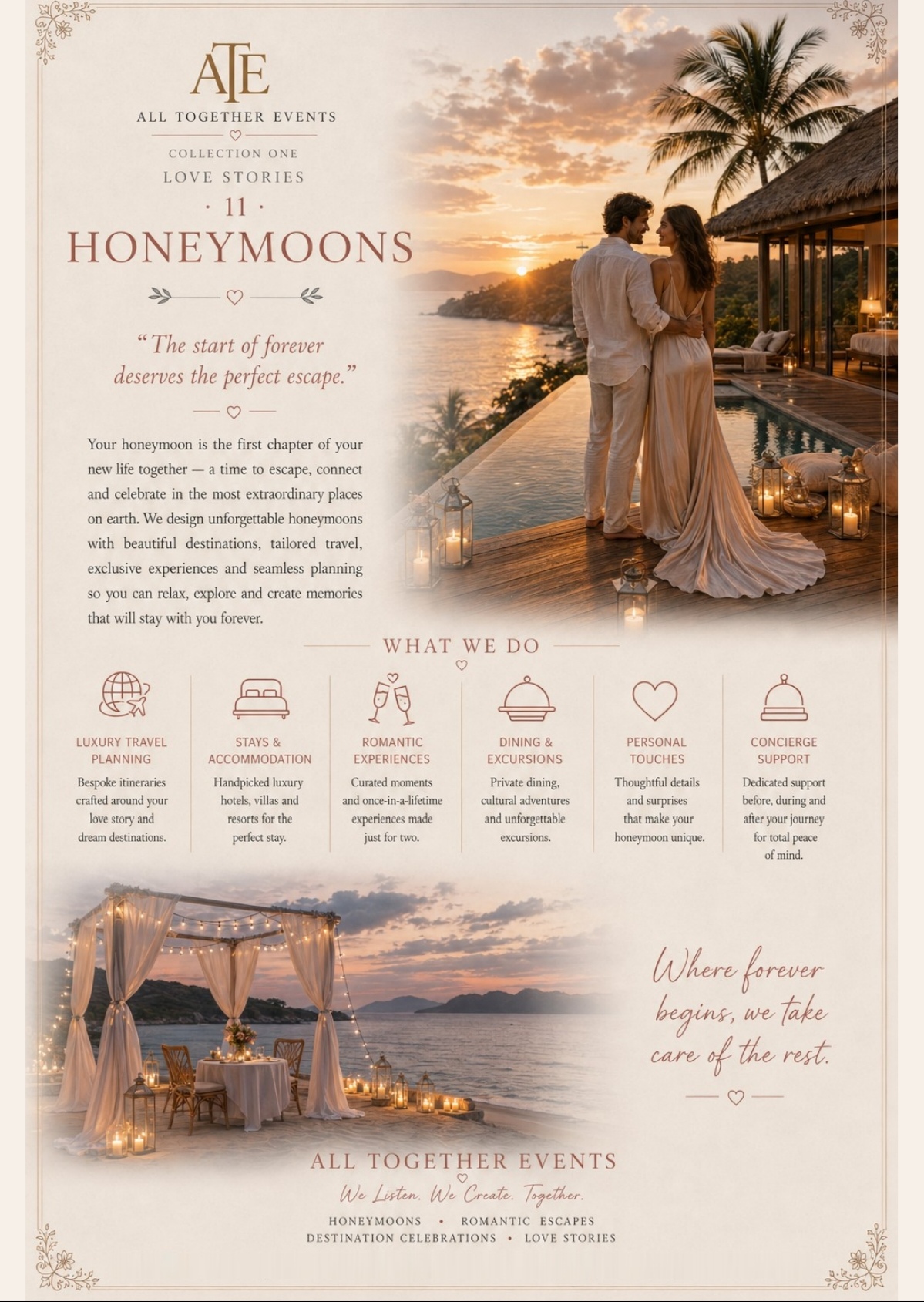 Honeymoons — All Together Events flyer
