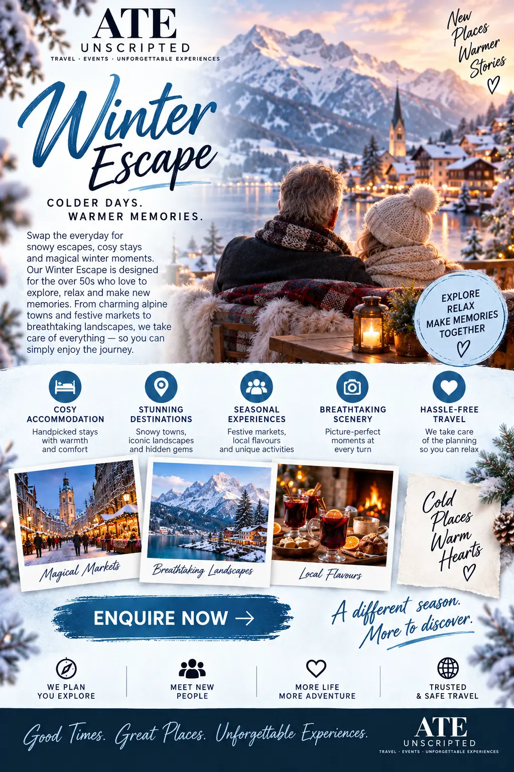 Winter Escape — ATE Unscripted flyer