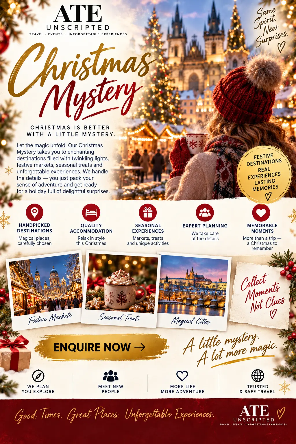 Christmas Mystery — ATE Unscripted flyer