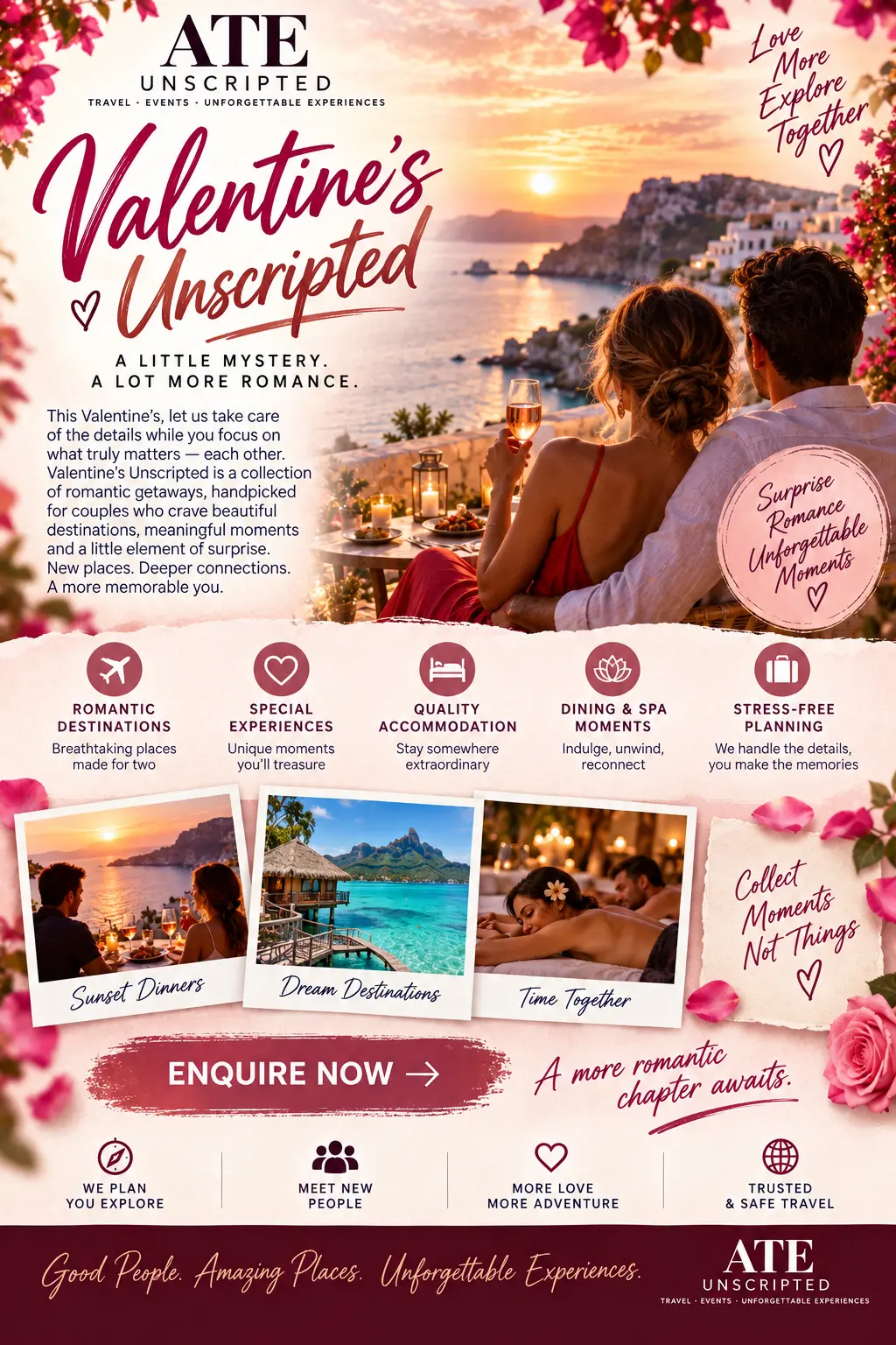 Valentine's Unscripted — ATE Unscripted flyer