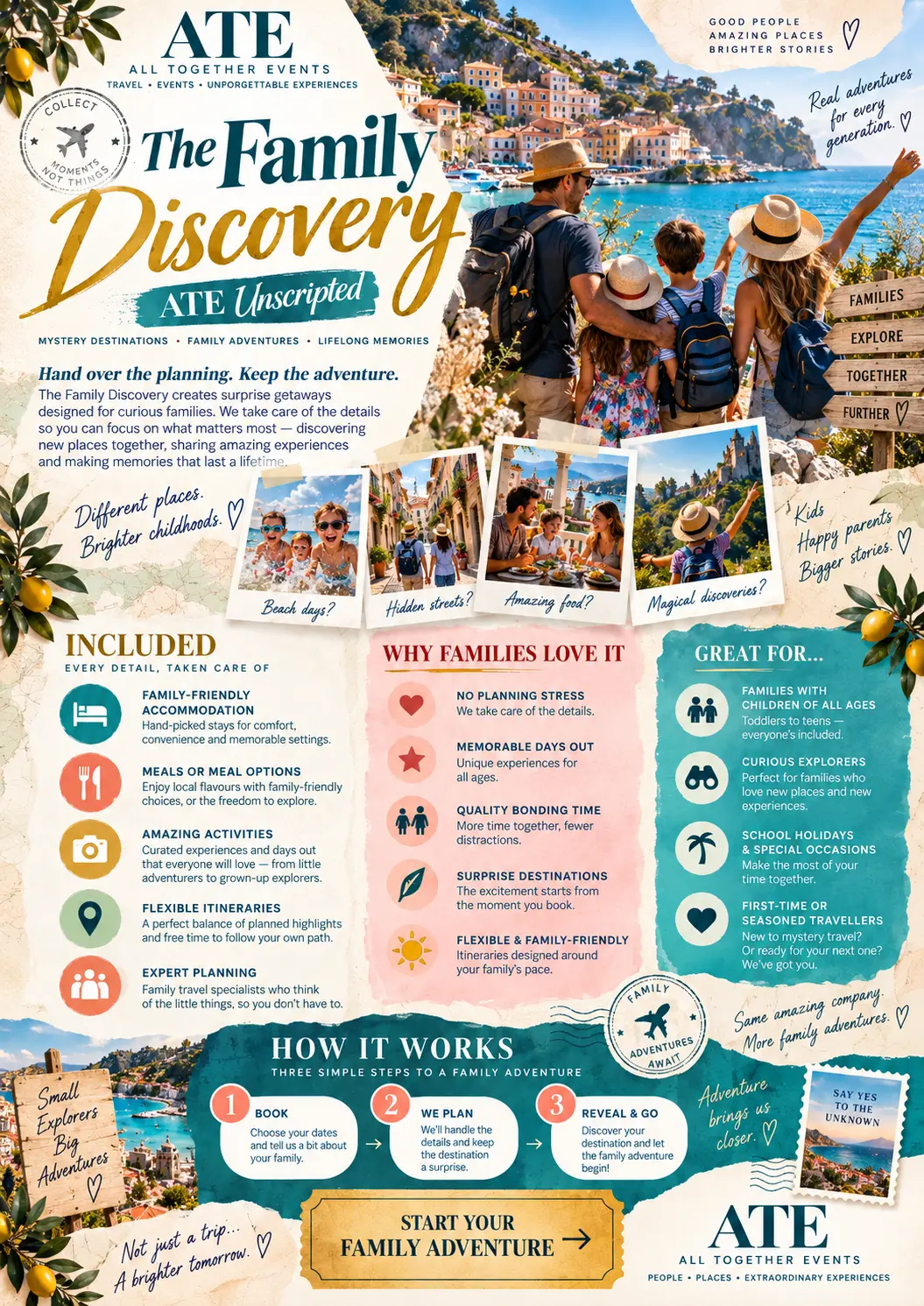 The Family Discovery — ATE Unscripted flyer