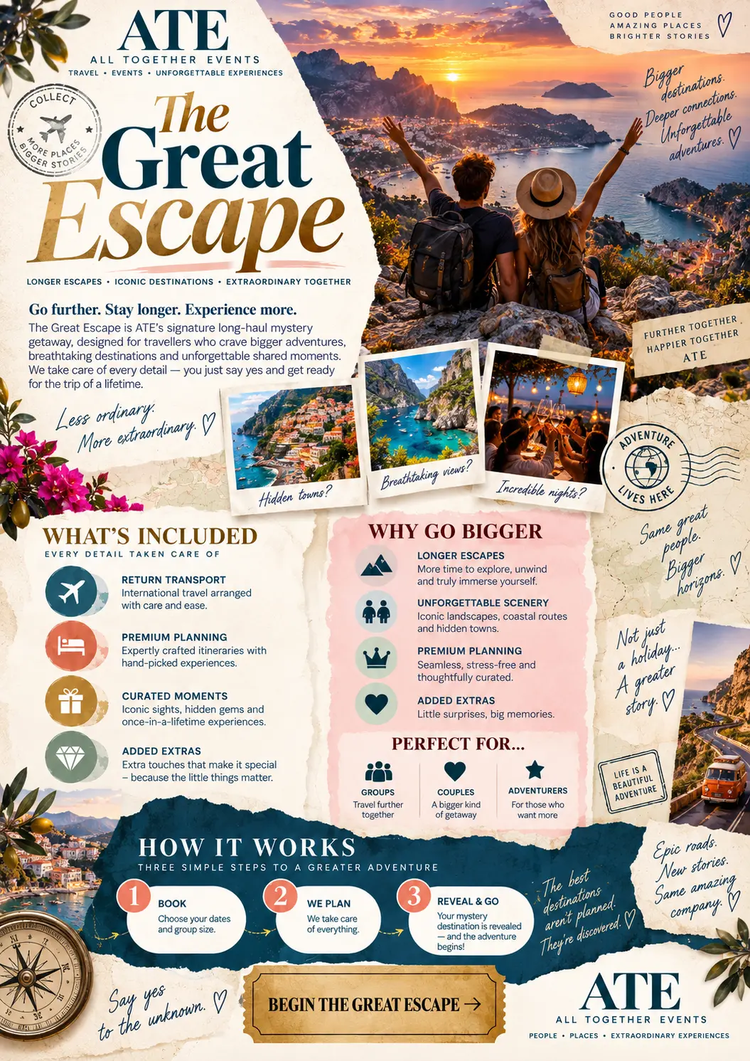 The Great Escape — ATE Unscripted flyer