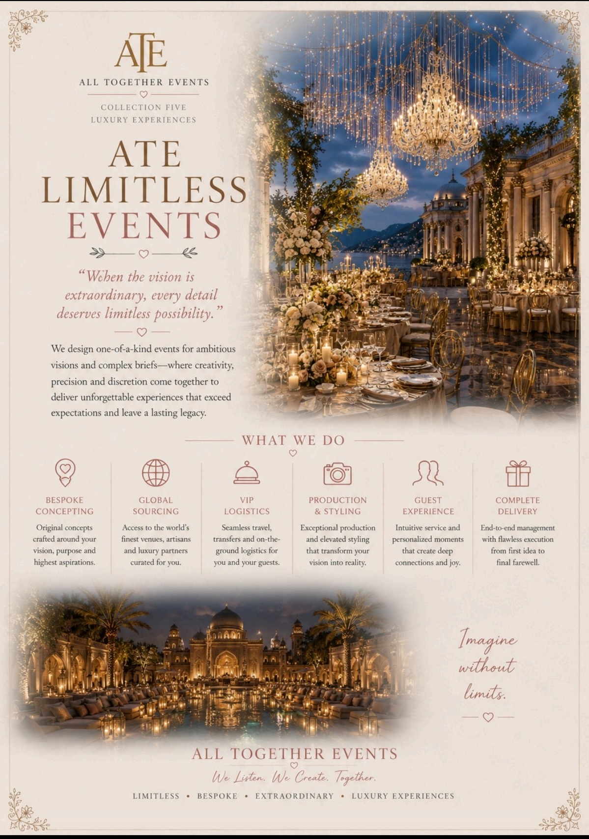 ATE Limitless Events — All Together Events flyer