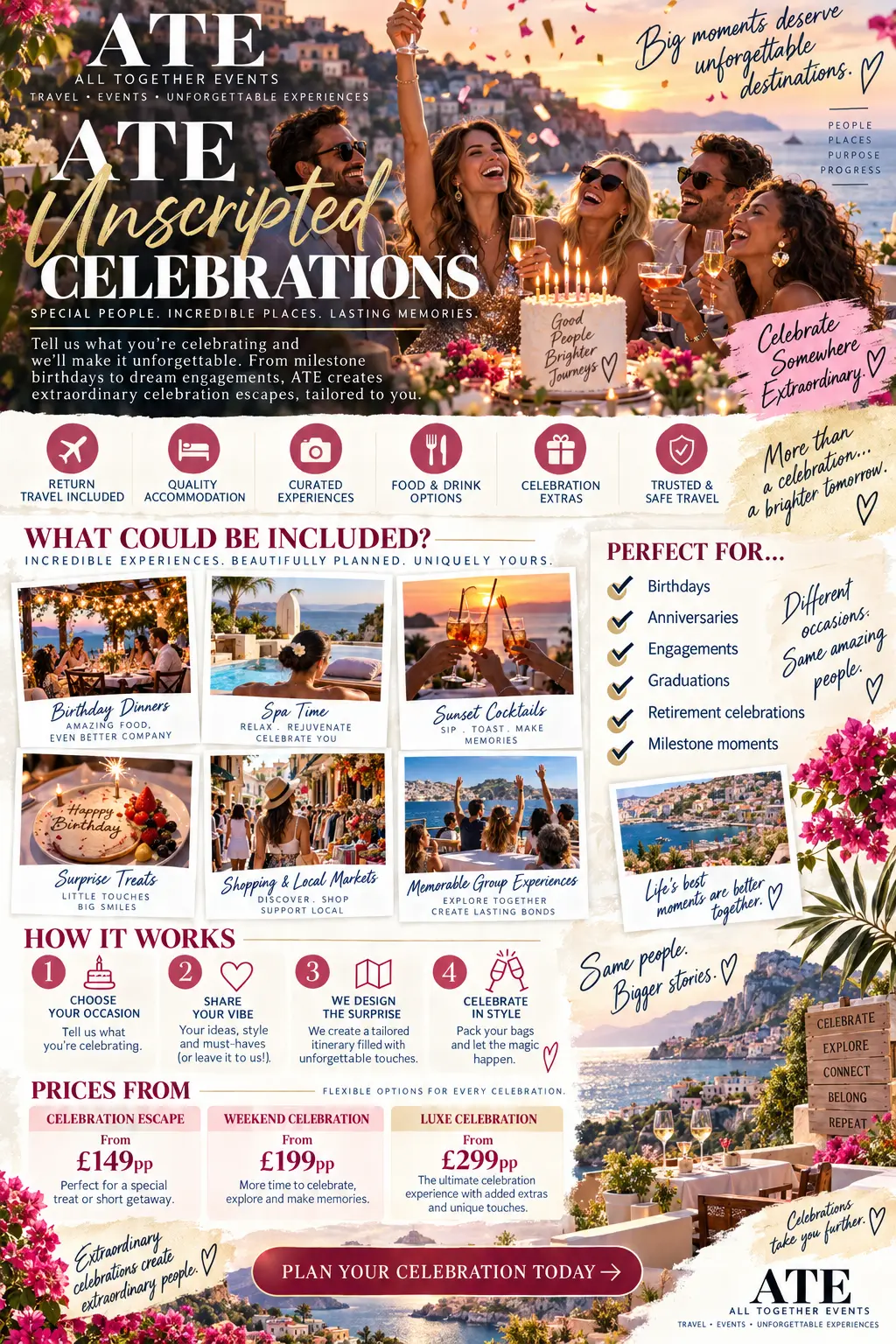 ATE Unscripted Celebrations — ATE Unscripted flyer